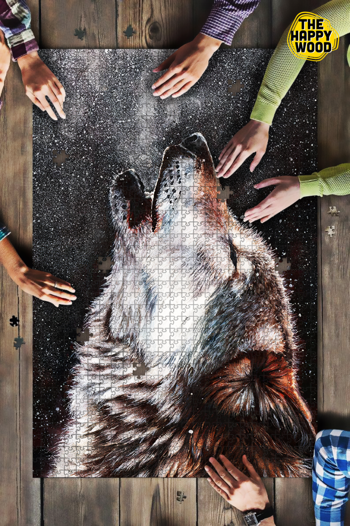 Wolf Jigsaw Puzzles The Happy Wood