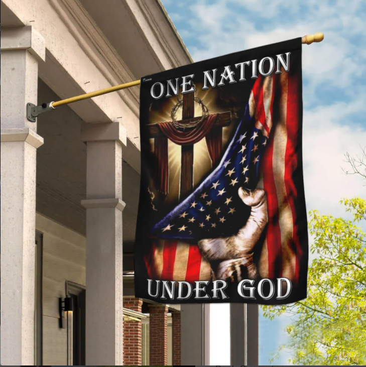 America One Nation Under God House Flag Garden Flag