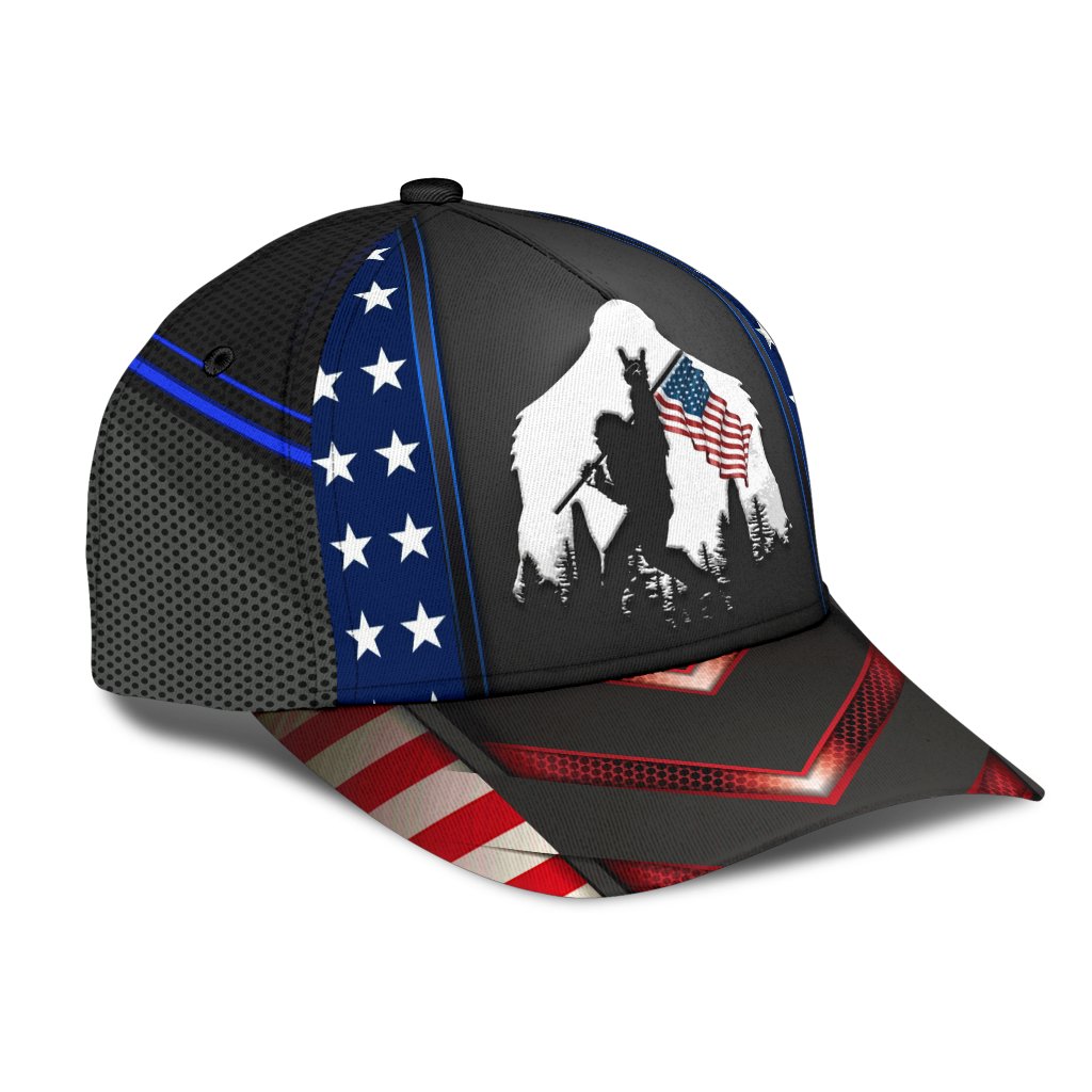 Bigfoot Love America Classic Cap Hat - The Happy Wood