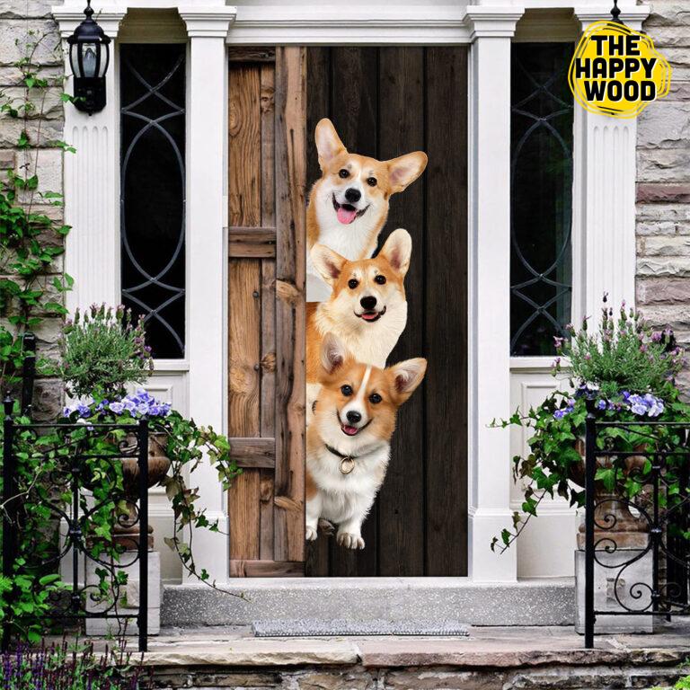 Cute Door Cover The Happy Wood