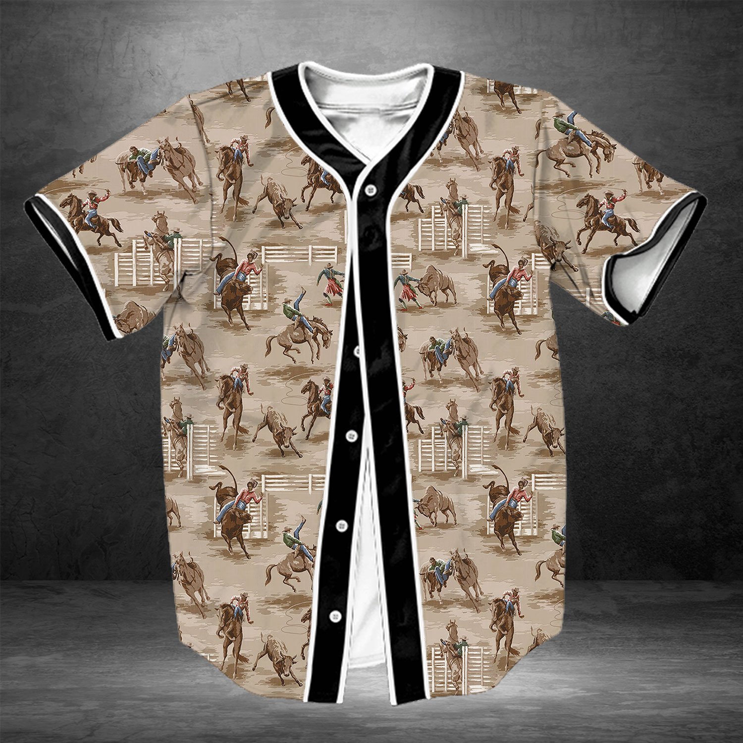 Vintage Rodeo Baseball Jersey Shirt - The Happy Wood