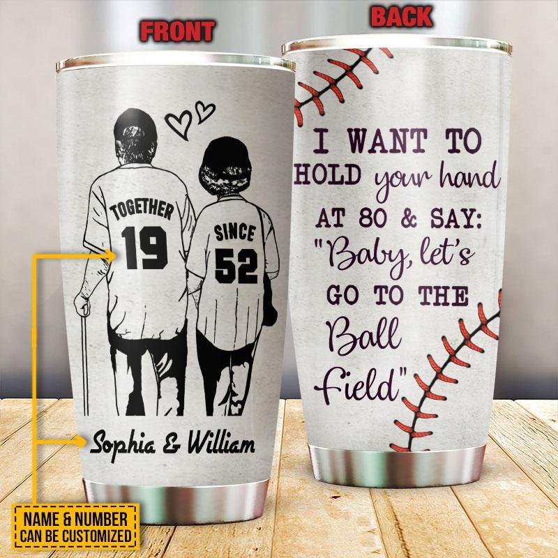 Baseball Together Since Personalized Stainless Steel Tumbler - The ...